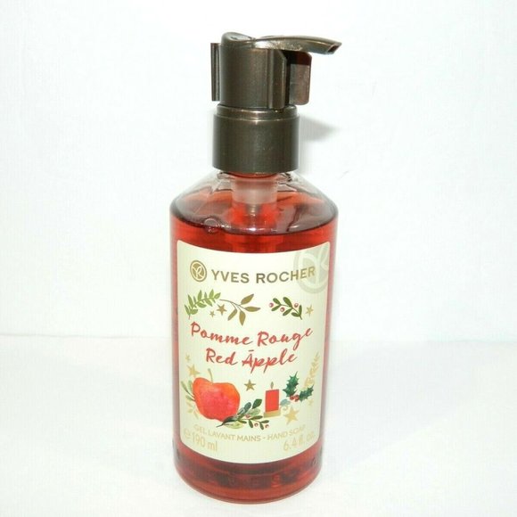 Yves Rocher RED APPLE Hand Soap 6.4 oz - Limited Edition - NEW - Picture 1 of 4